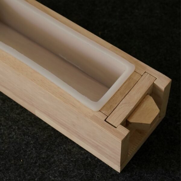 1.2kg Silicone Mold with Dismantling type Wooden Box + Wooden Soap Cutter (Dispatch time 4 to 7 days) - Image 3
