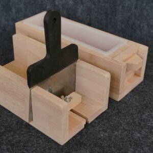 1.2kg Silicone Mold with Dismantling type Wooden Box + Wooden Soap Cutter (Dispatch time 4 to 7 days)