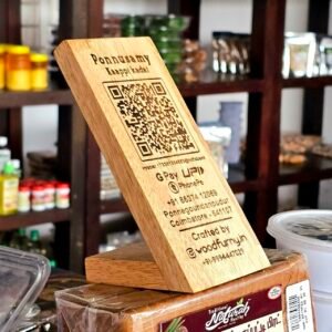 Payment Wooden QR Code Stand ( Dispatch time 4 to 7 days )
